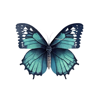 Watercolor butterfly . AI Generated png