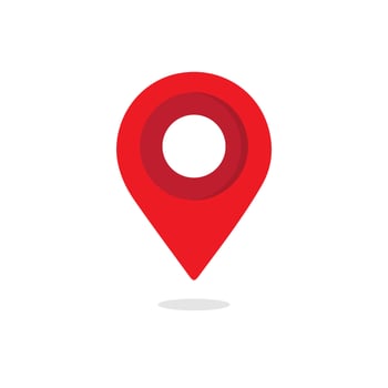 Map pin location icons. Modern map markers .Vector illustration on a white background. Flat design style modern icon, pointer minimal vector symbol, marker sign