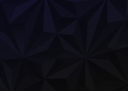 abstract low poly dark background with triangle shapes vector