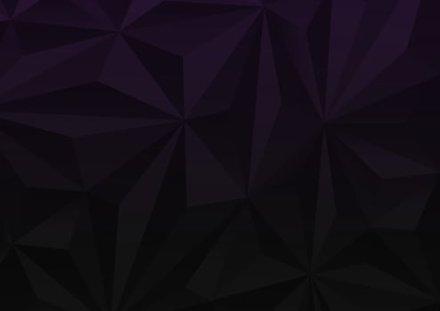 abstract low poly dark background with triangle shapes vector