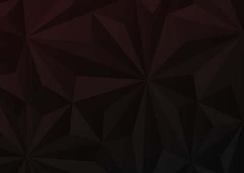 abstract low poly dark background with triangle shapes vector