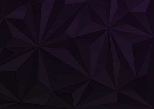 abstract low poly dark background with triangle shapes vector