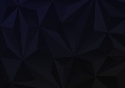 abstract low poly dark background with triangle shapes vector