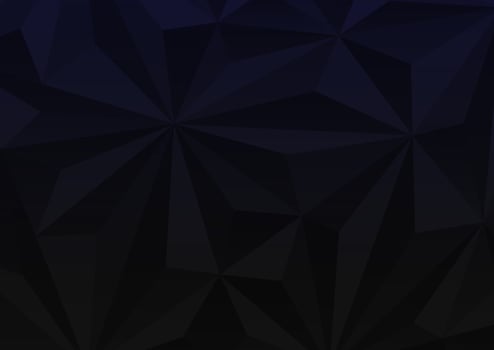abstract low poly dark background with triangle shapes vector
