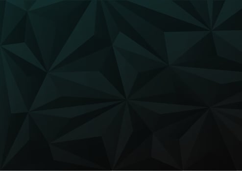 abstract low poly dark background with triangle shapes vector