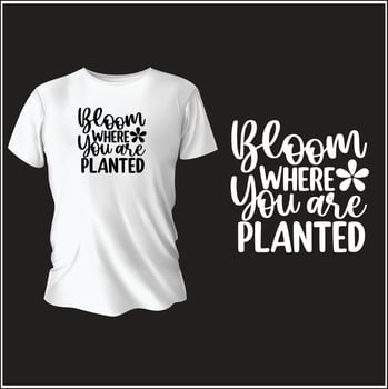spring typography t-shirt design with vector