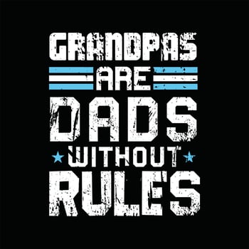 Grandpa T-shirt Design vector