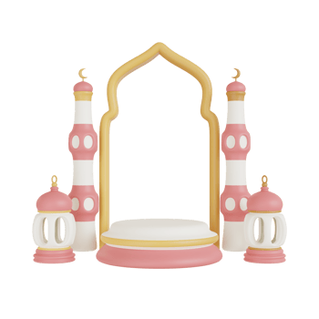 Ramadhan kareem 3d decoration png