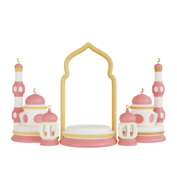 Ramadhan kareem 3d decoration png
