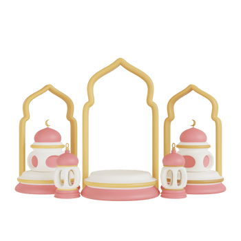 Ramadhan kareem 3d decoration png