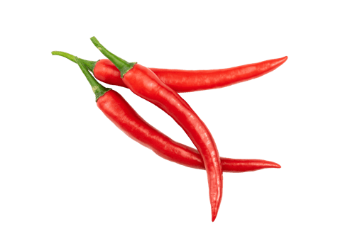 Group of chili paper isolated png