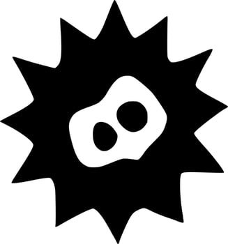 vector illustration of monster icon