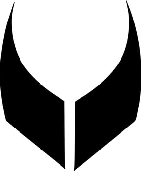 black and white of icon shape vector