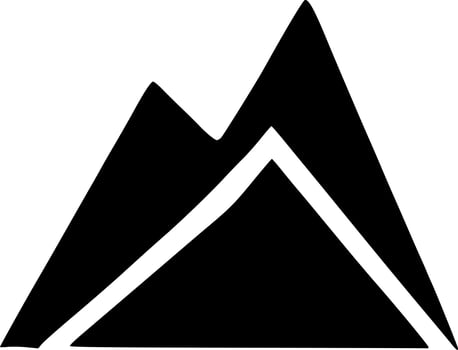 vector illustrtion of icon mountain