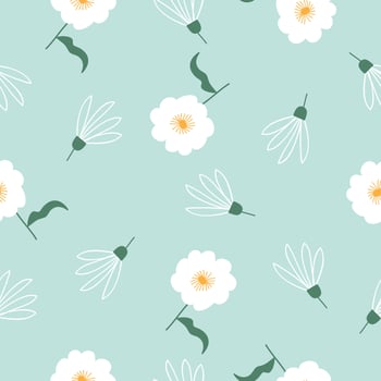 Seamless hand drawn pastel floral pattern background vector illustration for fashion,fabric,wallpaper and print design