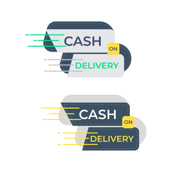 cash on delivery badge pack png