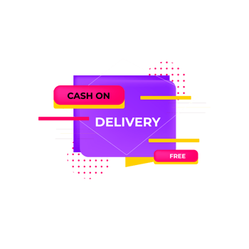 cash on delivery badge pack png