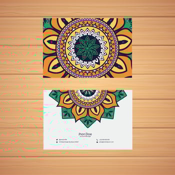 Business Card. Vintage decorative elements. Luxury business Cards. Ornamental floral business cards, oriental pattern, vector illustration. Islam, Arabic, Indian, turkish, pakistan, chines