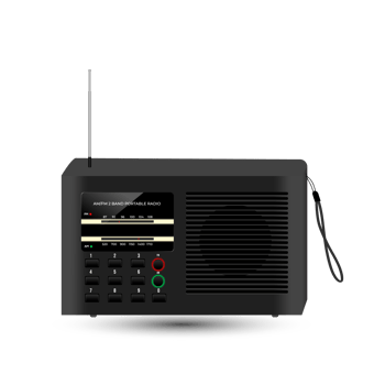 world radio day on february 13 of idea for landing page template and poster png