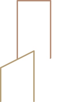 Modern Architecture Logo Outline Vector Illustration