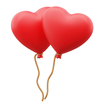 Valentine's Day 3D Icons Decoration png
