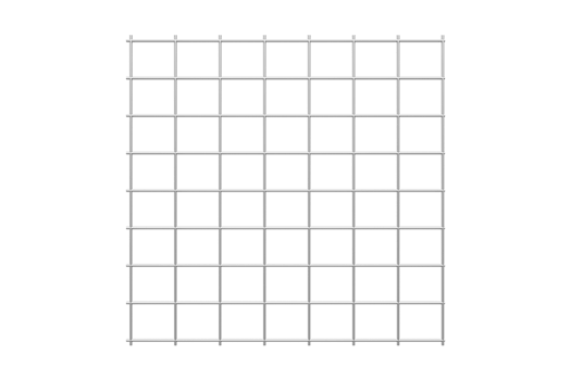 Silver metal drid isolated on a transparent background png