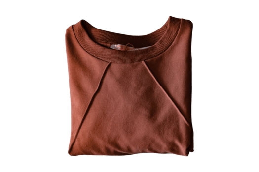 Brown sweater isolated on a transparent background png