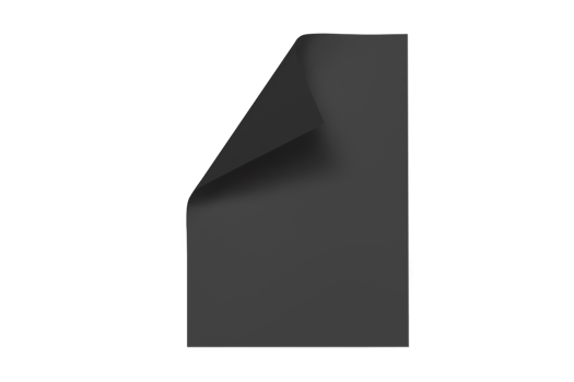 Black paper isolated on a transparent background png