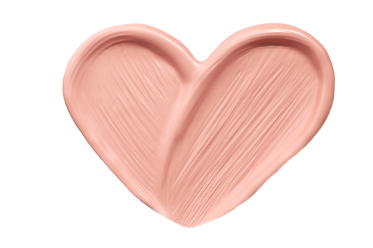 Pink makeup cream isolated on a transparent background png