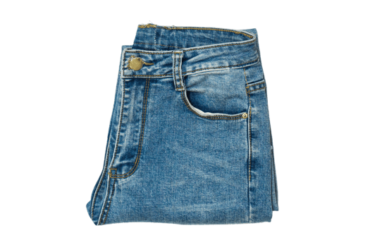 Blue denim shorts isolated on a transparent background png