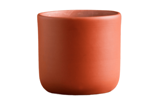Orange pot isolated on a transparent background png