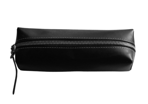 Black purse isolated on a transparent background png