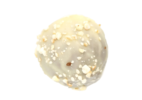 White chocolate cupcake isolated on a transparent background png