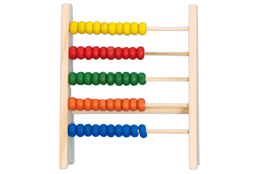 Wooden baby toy isolated on a transparent background png