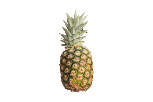 Fresh pineapple fruit isolated on a transparent background png