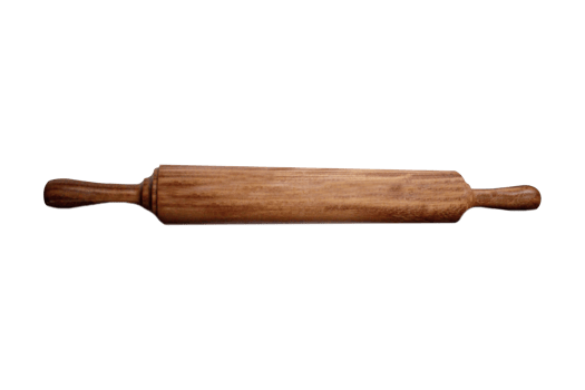 Wooden rolling isolated on a transparent background png