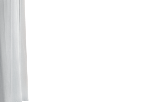 White curtain isolated on a transparent background png
