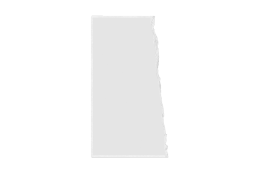 White torn paper isolated on a transparent background png
