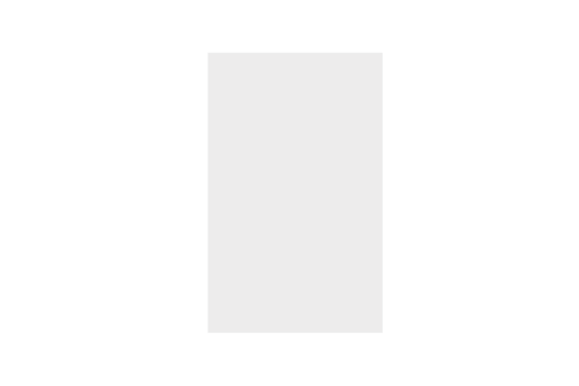 White film frame mockup isolated on a transparent background png