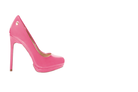 Pink heel isolated on a transparent background png