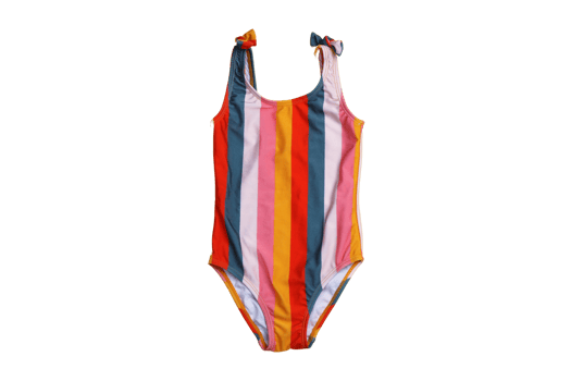 Red swimwear isolated on a transparent background png