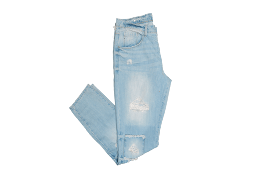 Blue jeans isolated on a transparent background png