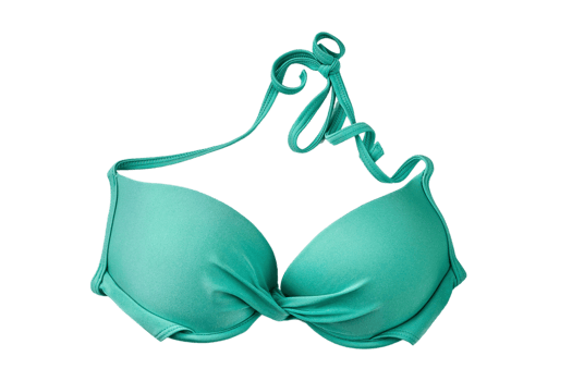 Green swimwear isolated on a transparent background png