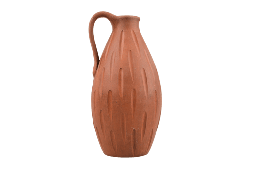 Brown vase isolated on a transparent background png