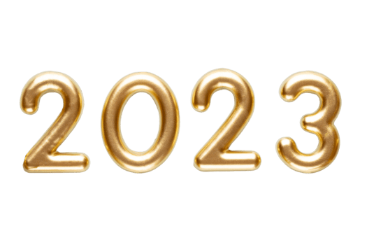 Gold balloon isolated on a transparent background png