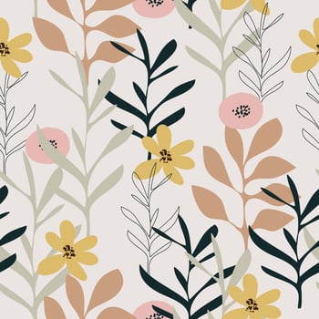 Abstract floral surface pattern seamless background vector illustration for fashion,fabric,wallpaper and print design