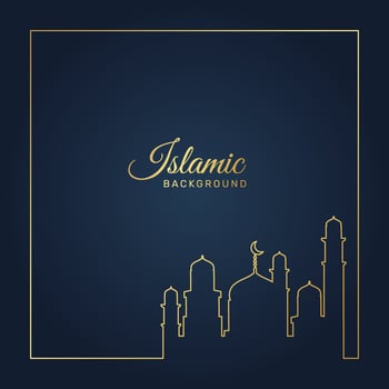 Islamic background design template. -  Vector. vector