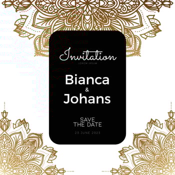 traditional indian wedding invitation templates vector