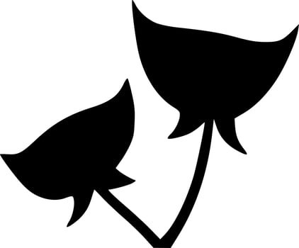 vector illustration of flower icon shape