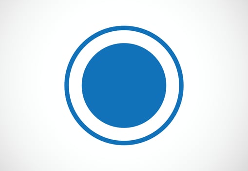 Circle shape logo design, Vector illustration